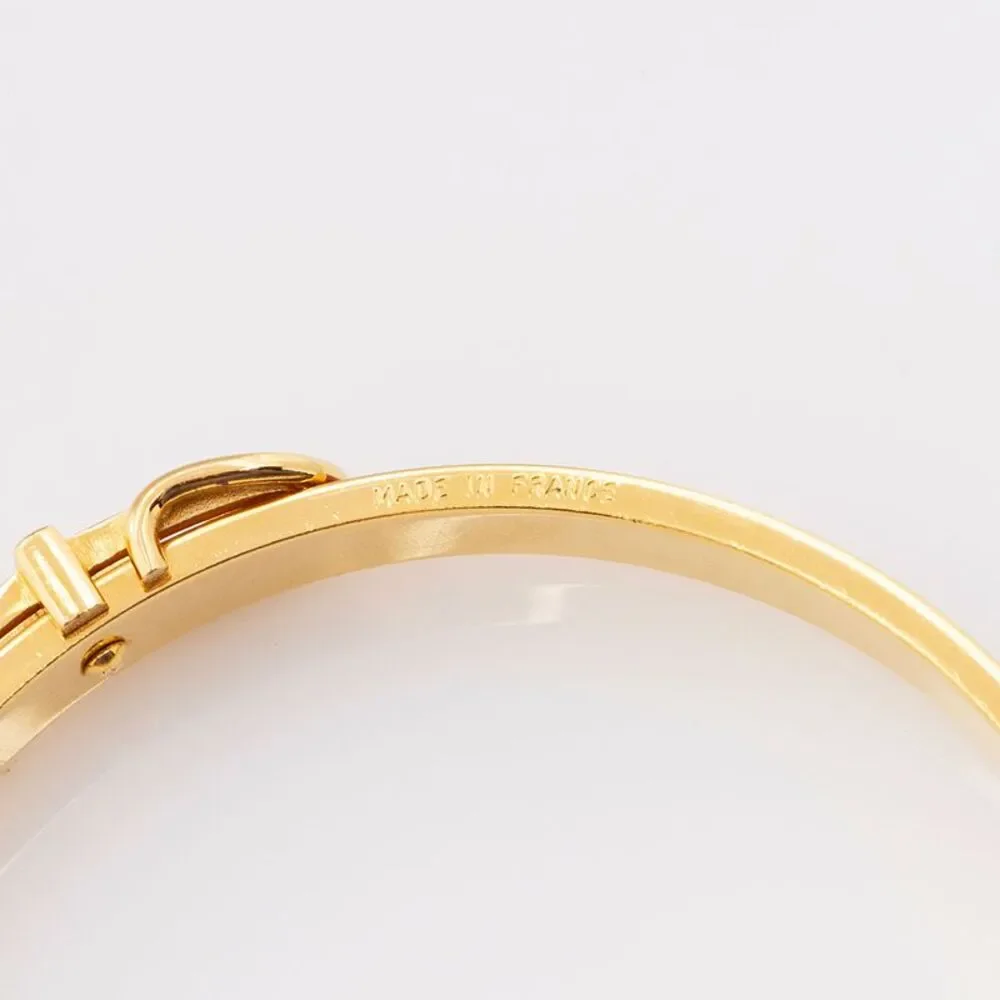 Hermes Lizard Belt Motif Bangle